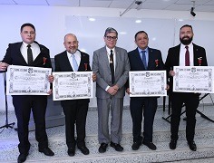 Tres profesores ingresan a la Academia de Jurisprudencia