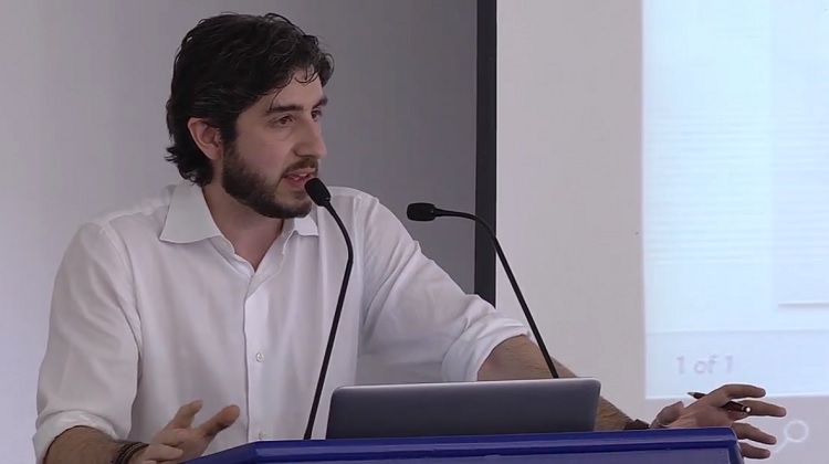 Graziano Palamara, ponente de la Cátedra Inaugural de la Facultad de Derecho y Ciencias Políticas, expuso la temática Democracia y procesos políticos en los laboratorios de América Latina.