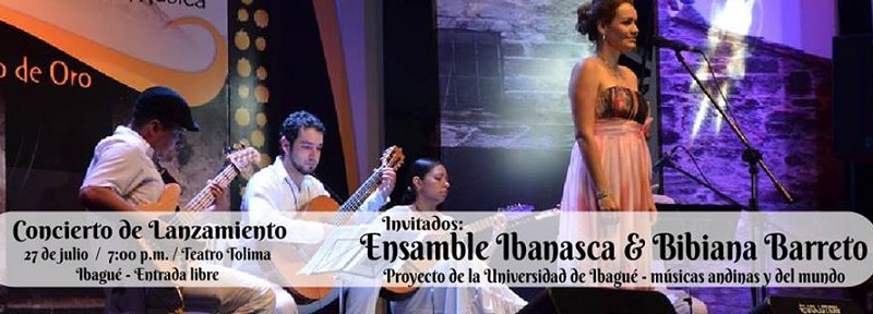 El ensamble vocal instrumental Ibanasca, de la Universidad de Ibagué, es uno de los artistas invitados a la apertura del 23er. Festival Nacional de Música Mangostino de Oro.