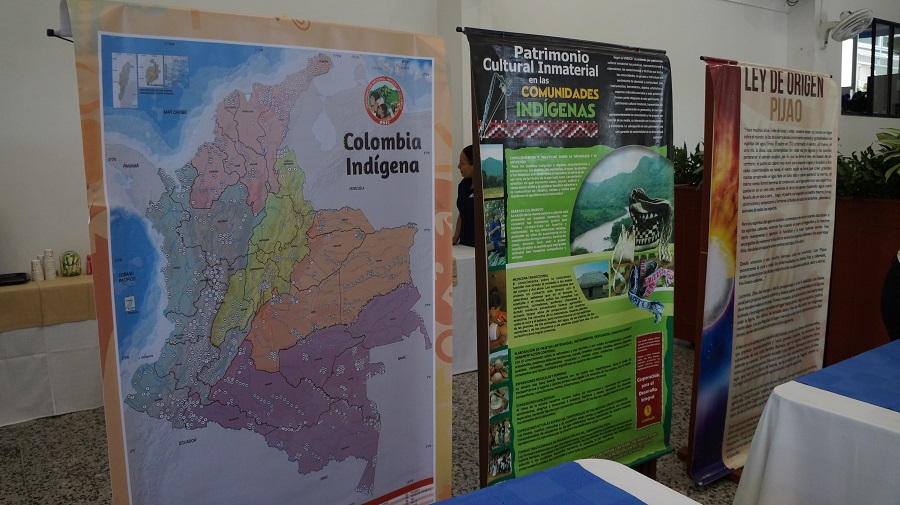 Imagen Mapas en Colombia en el auditorio principal Unibagué